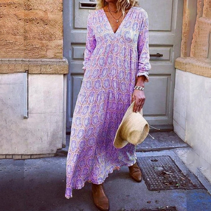 Bohowaves Geometric Maxi Dress