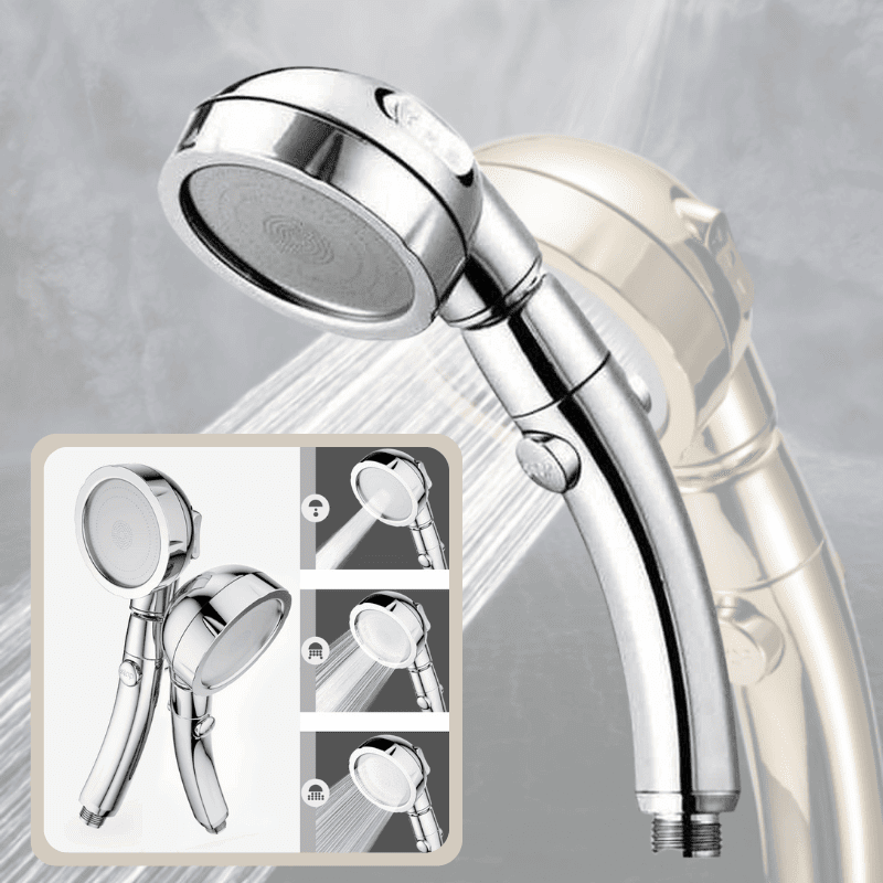 3-in-1 High-Pressure Shower Head