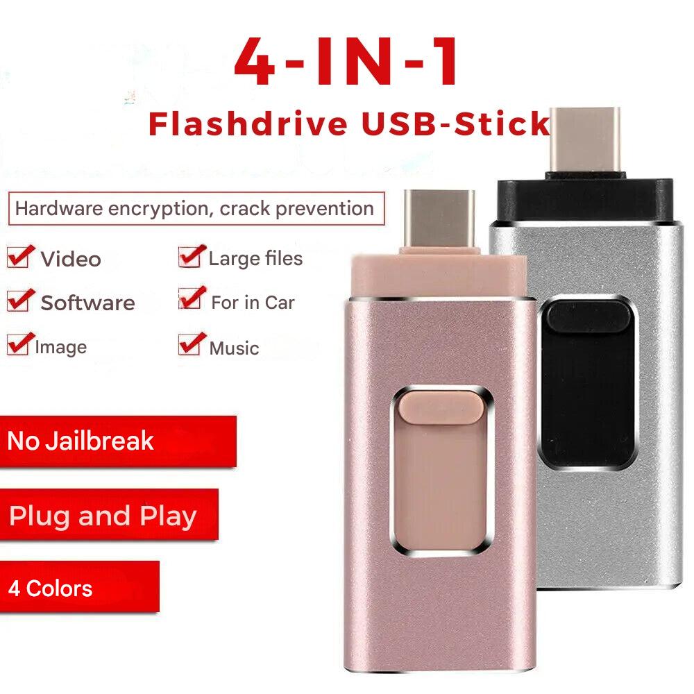 4-in-1 Flash Drive for Any Device - DataFlex