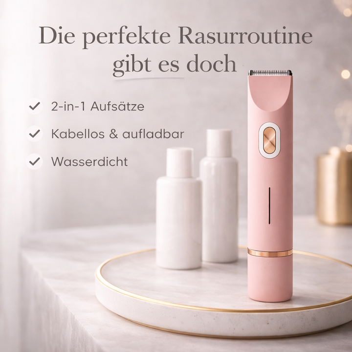Women's Electric Bikini Trimmer – Cordless Waterproof Shaver for Sensitive Skin