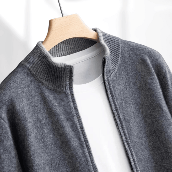Men's Cashmere Zip Jacket – Laurent