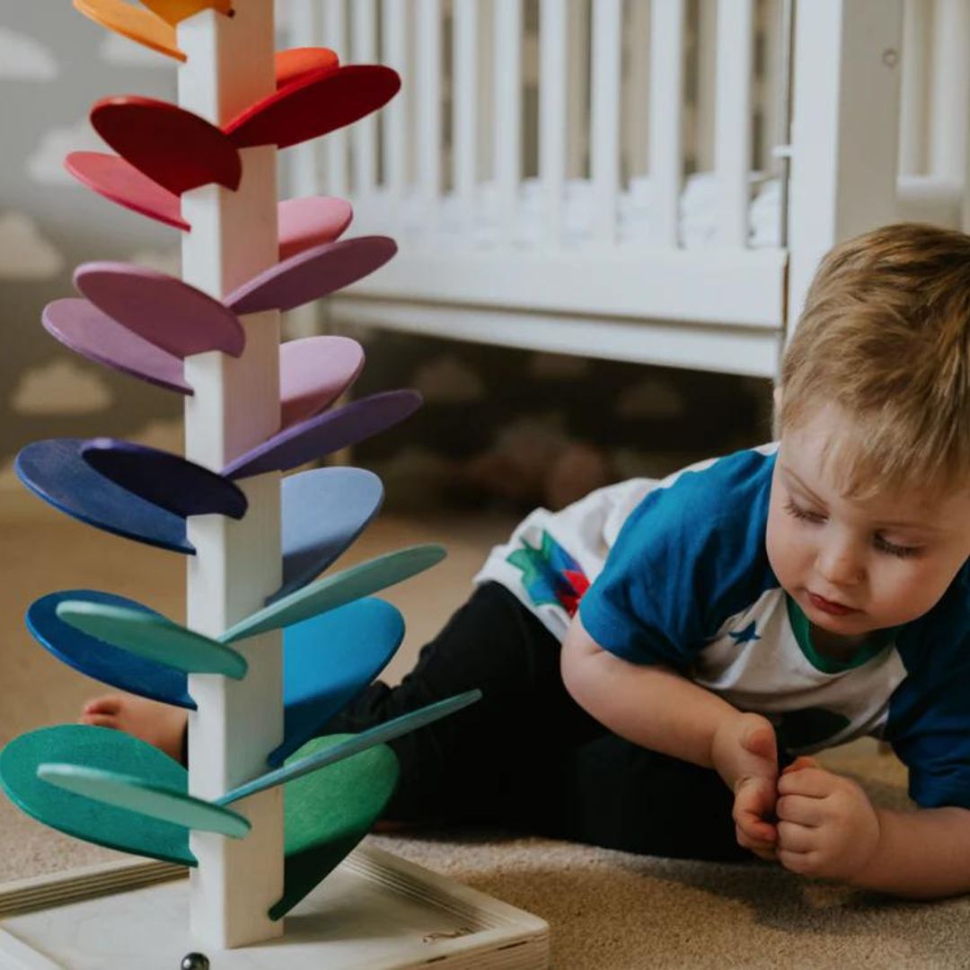 Interactive Rainbow Marble Tower - Luca