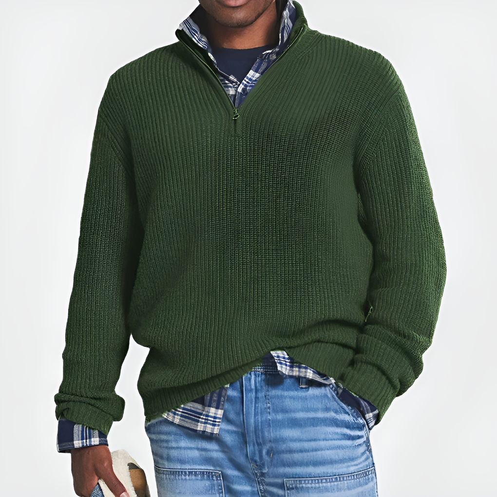 Half-Zip Sweater for Men
