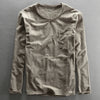 Vintage Cotton Long Sleeve Top for Women