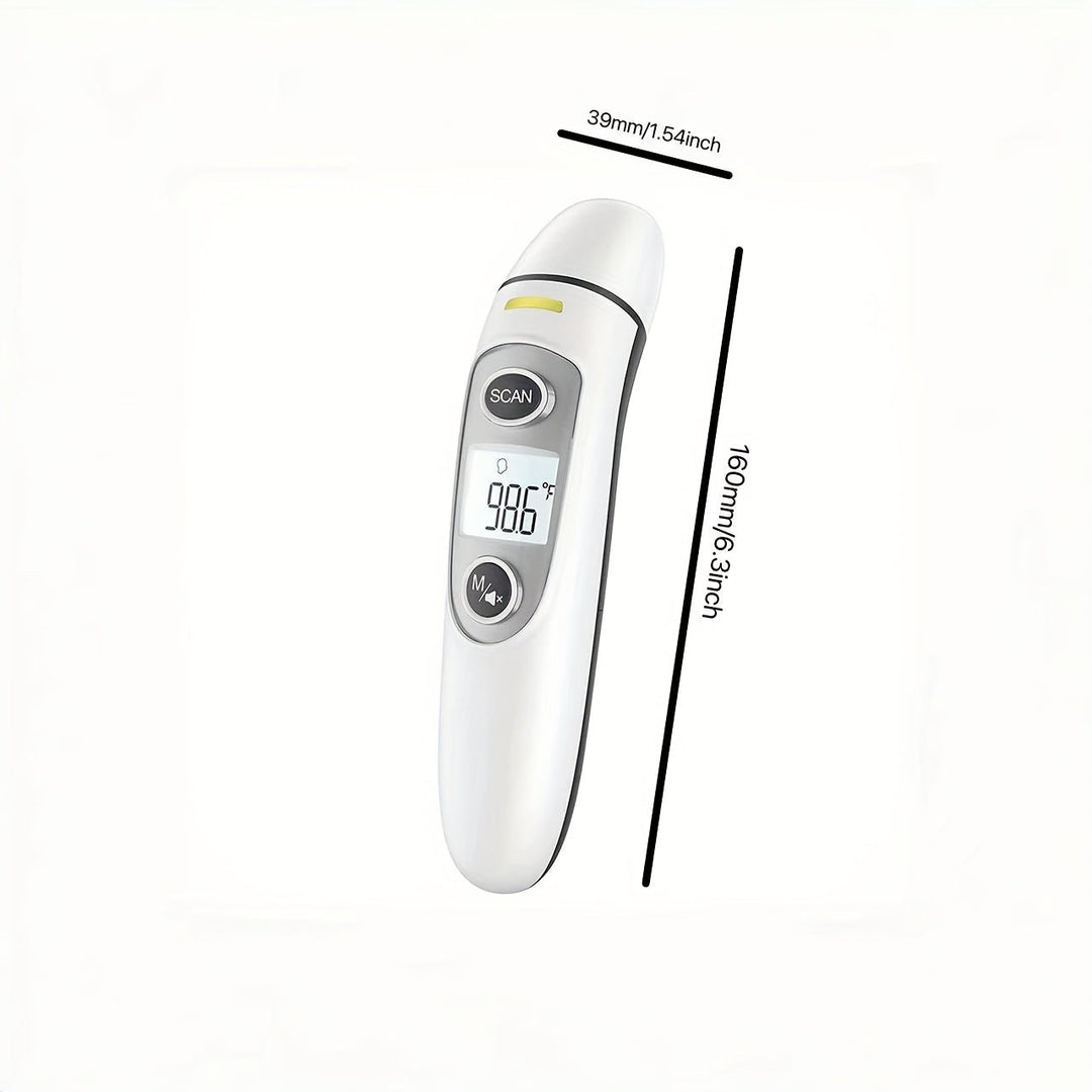 2-in-1 Digital Thermometer with 1-Second Fast Measurement – Suitable for Forehead and Ear