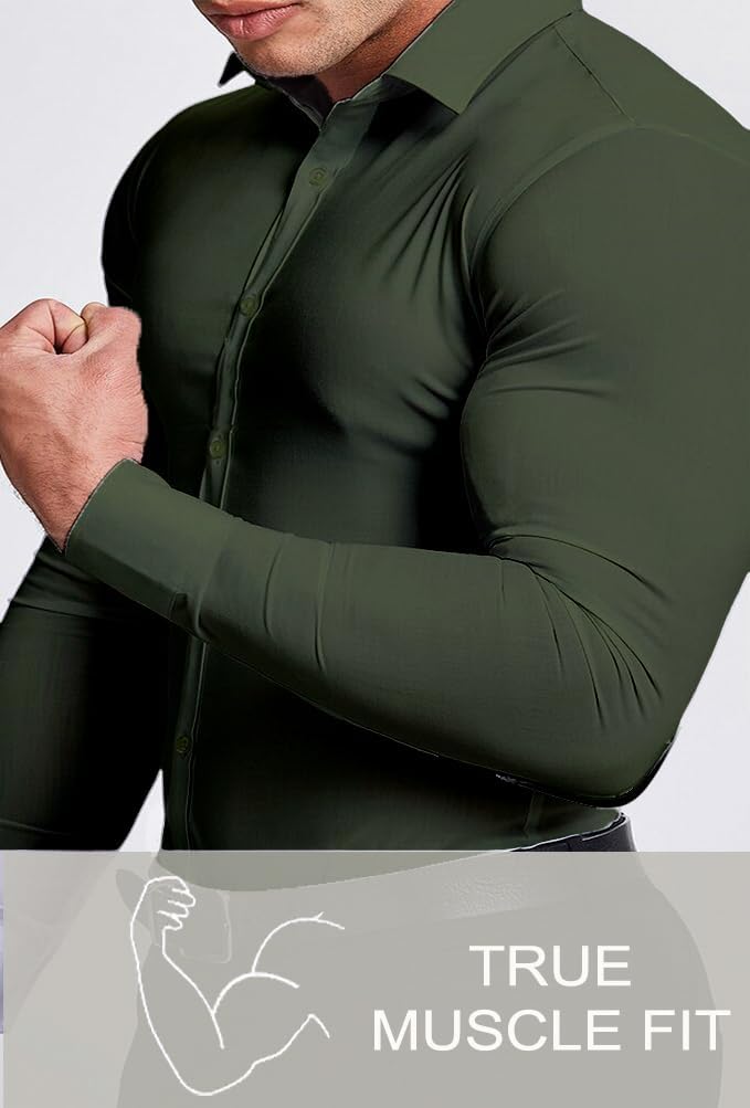 Men's Slim-Fit Wrinkle-Free Shirt for Spring 2026 – David