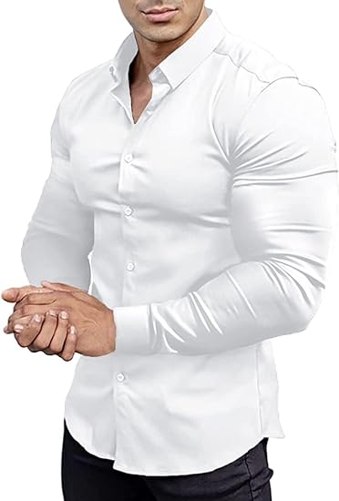 Men's Slim-Fit Wrinkle-Free Shirt for Spring 2026 – David