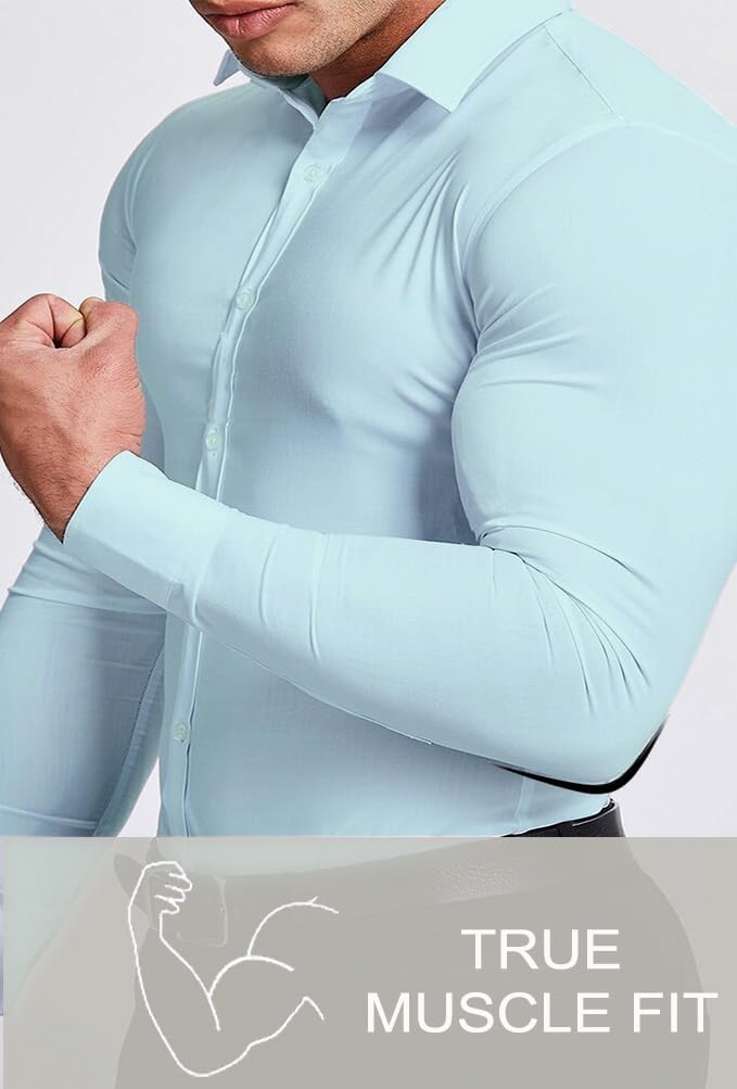 Men's Slim-Fit Wrinkle-Free Shirt for Spring 2026 – David