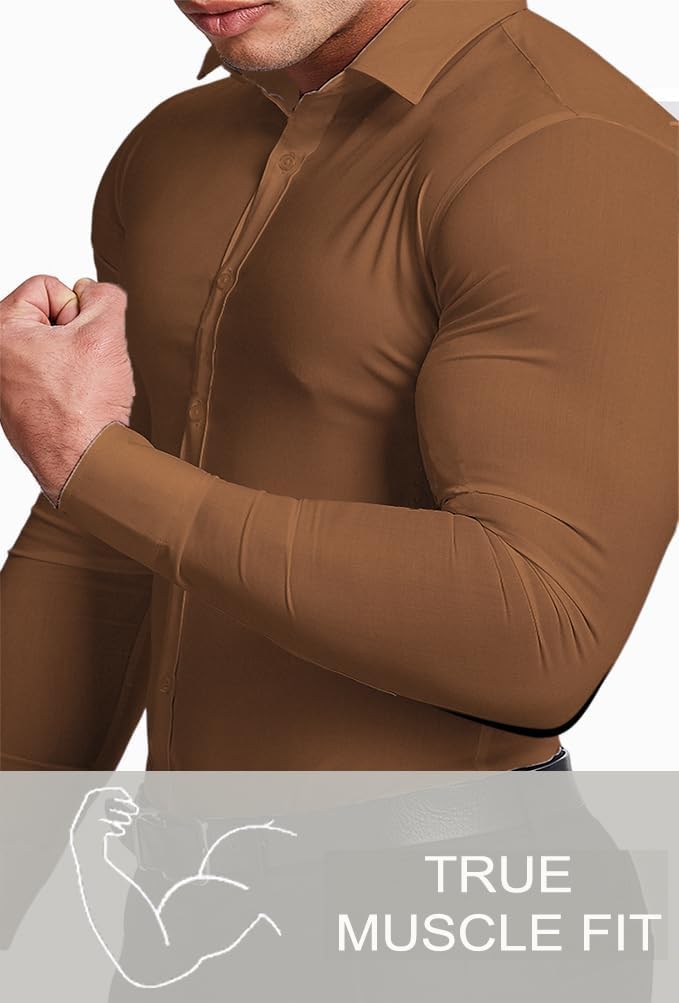 Men's Slim-Fit Wrinkle-Free Shirt for Spring 2026 – David