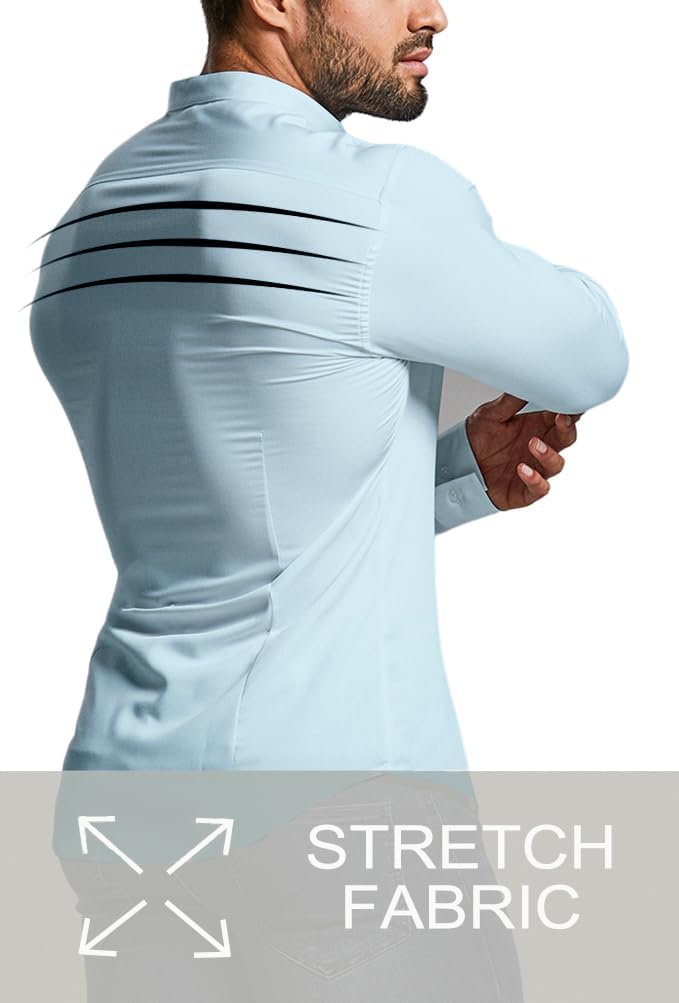Men's Slim-Fit Wrinkle-Free Shirt for Spring 2026 – David