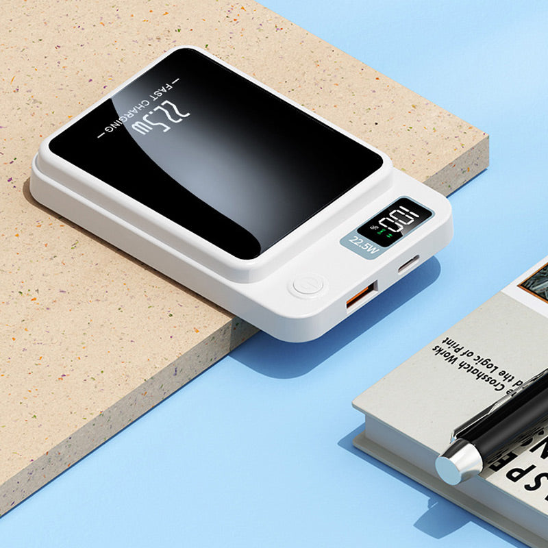 20,000 mAh Portable Charger with 22.5W Fast Charging and 15W Wireless Qi Charging