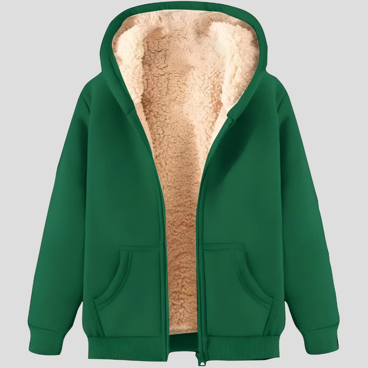 Warmth Fleece-Lined Winter Hoodie Jacket for Men