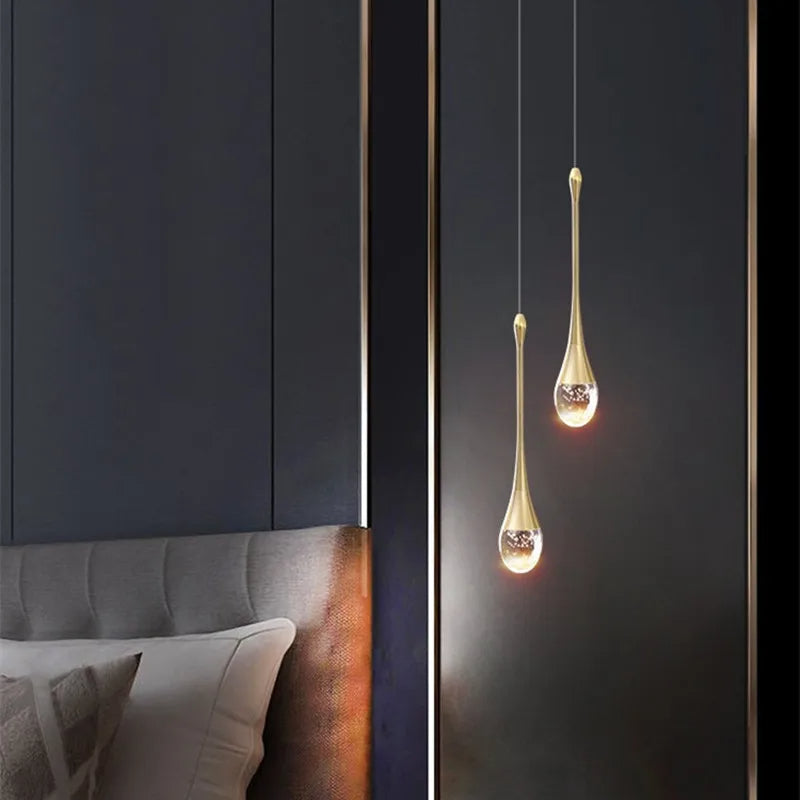 Glass Pendant Light with Warm Glow - Vetra