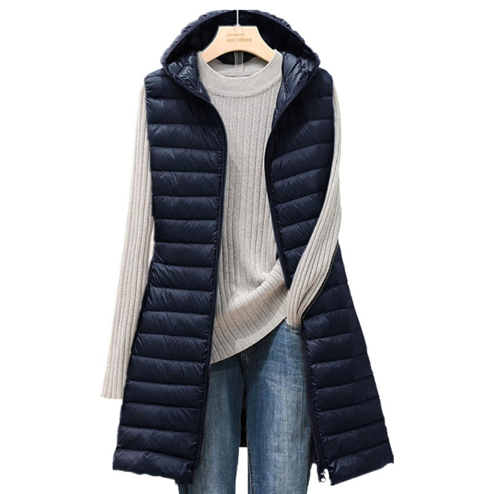 Comfortable Long Women's Body Warmer - Rianne