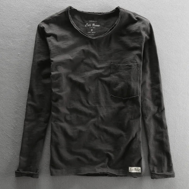 Vintage Cotton Long Sleeve Top for Women