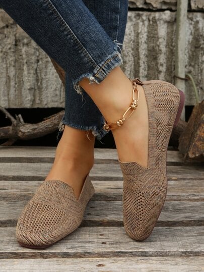 Women's orthopaedic slip-on sneakers with soft footbed, breathable mesh