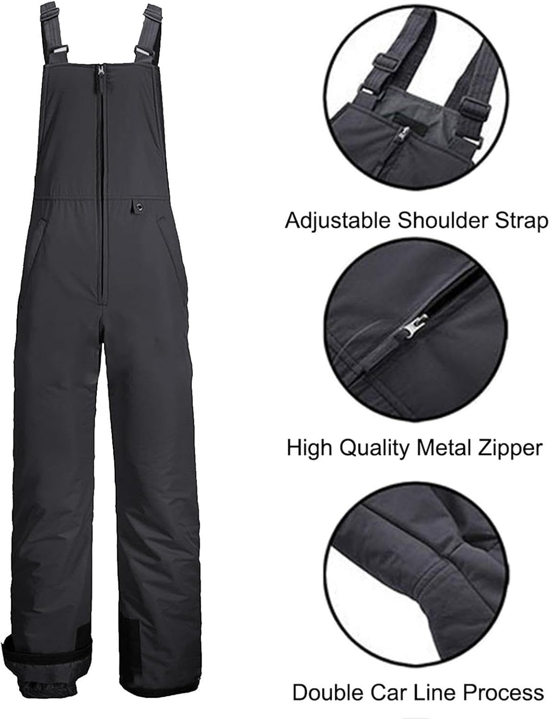 Waterproof Insulated Snowboard Dungarees – Arvion