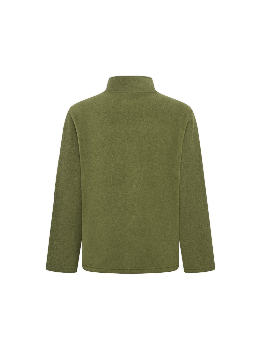 Men's Fleece Jacket with Stand-Up Collar, Windproof and with Stretch Fit