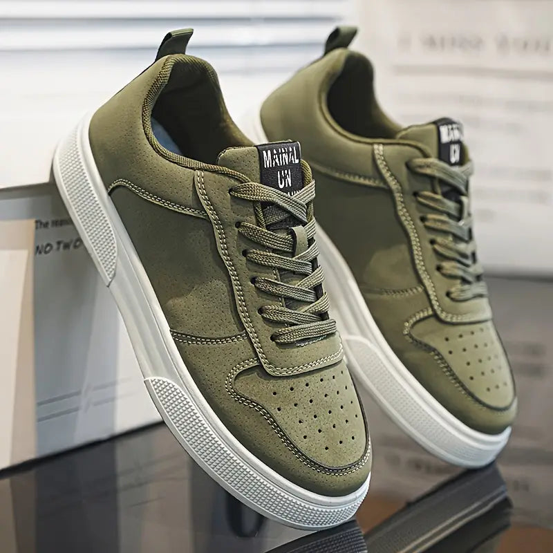 Men's Suede Walking Shoes with Comfortable Sole and Style - Marco