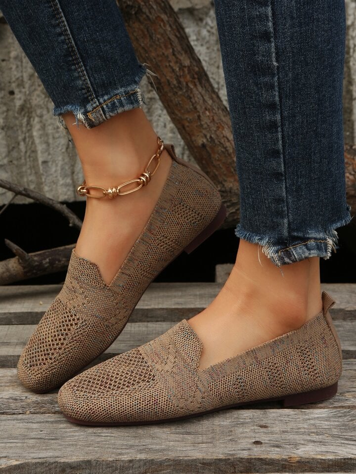 Women's orthopaedic slip-on sneakers with soft footbed, breathable mesh