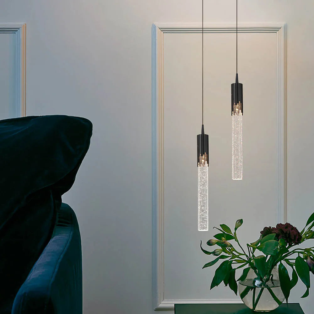 Cylindrical Glass Pendant Lamp - Lustreau