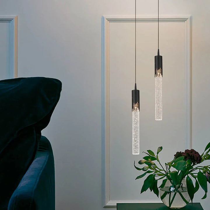 Cylindrical Glass Pendant Lamp - Lustreau