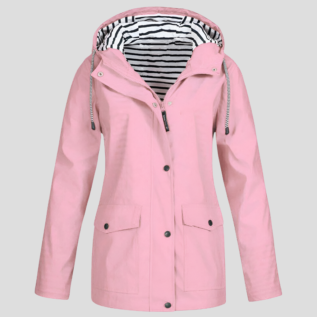 Water-resistant and Wind-resistant Hooded Jacket for Women