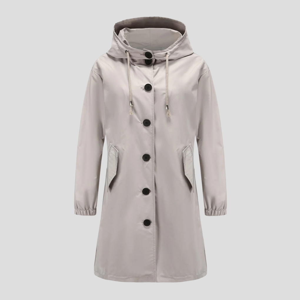Waterproof Hooded Rain Jacket for Women