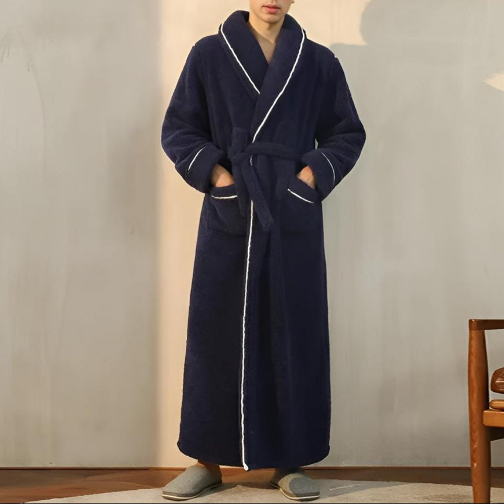 Luxe Fleece Warmth Comfort Bathrobe