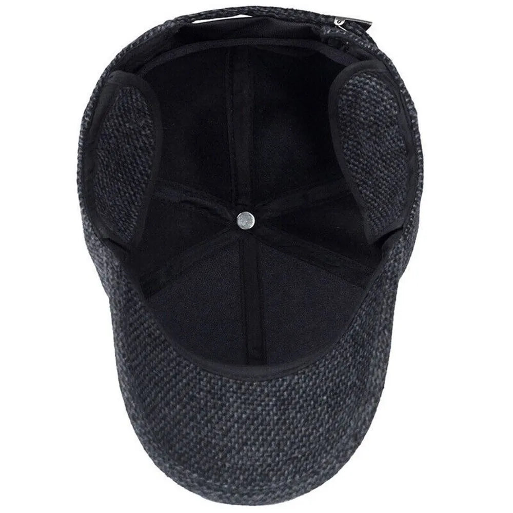 Classic Winter Hat | Nostalgic Wool Snap Cap