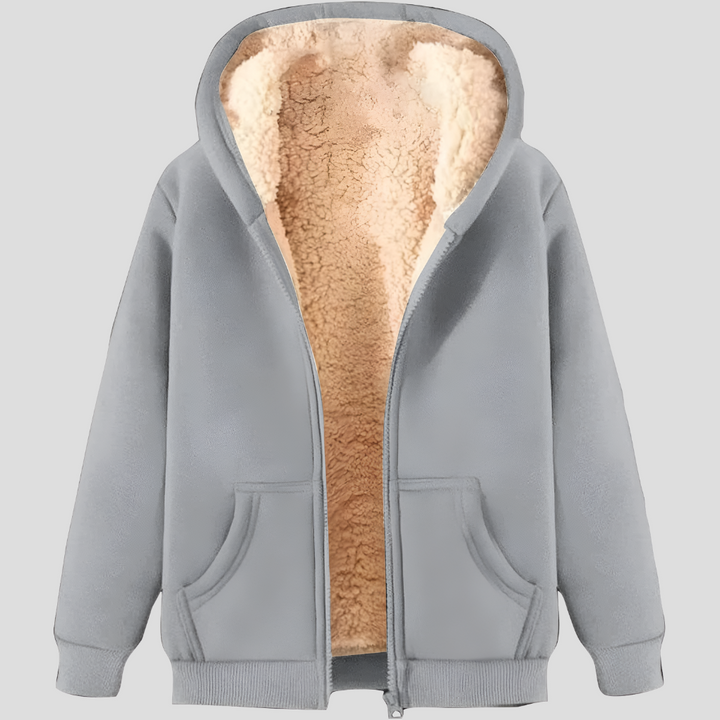 Warmth Fleece-Lined Winter Hoodie Jacket for Men