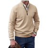 Luxurious Men's Cashmere Zip Sweater - Lucas