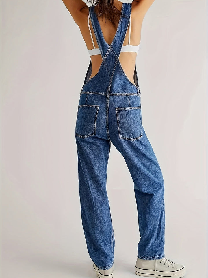 Stylish Women's Denim Jumpsuit for Every Day - CityEase