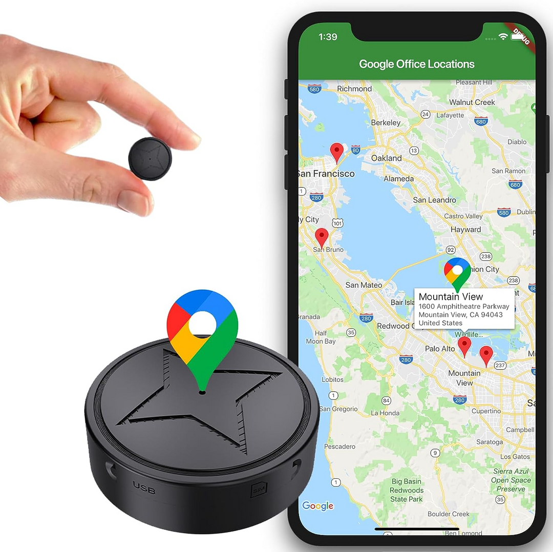 Powerful Magnetic GPS Tracker with Cloud Audio Upload