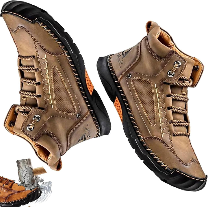 Handmade Waterproof Orthopaedic Boots for Men – Arch Support and Non-Slip Soles – Renvar
