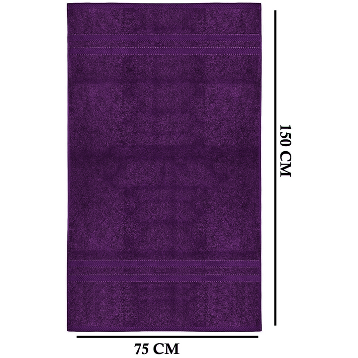 4-Piece Jumbo Bath Towel Set - Quick Dry Bathroom Towels