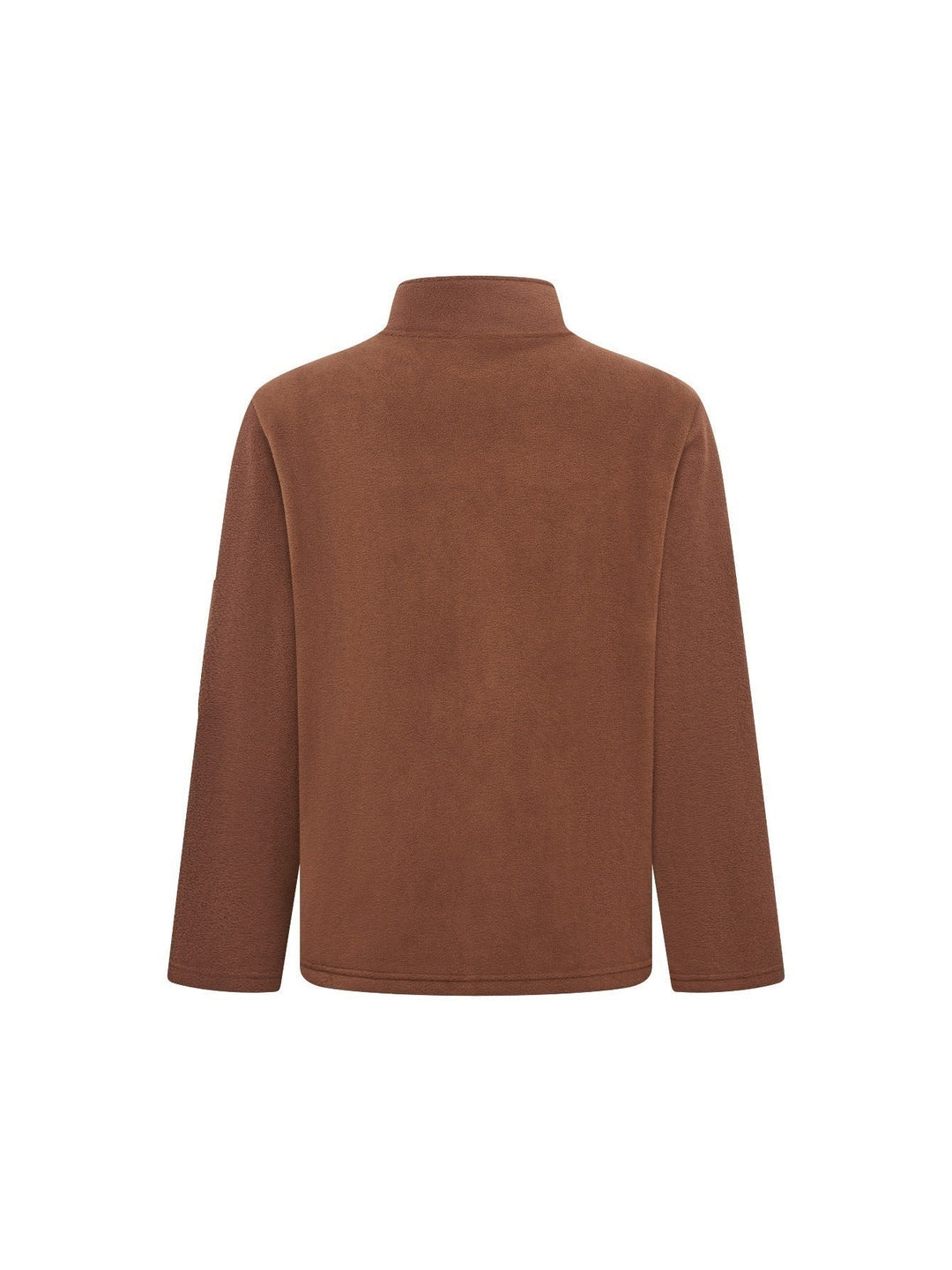 Men's Fleece Jacket with Stand-Up Collar, Windproof and with Stretch Fit