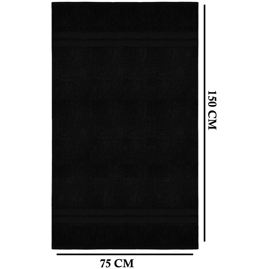 4-Piece Jumbo Bath Towel Set - Quick Dry Bathroom Towels
