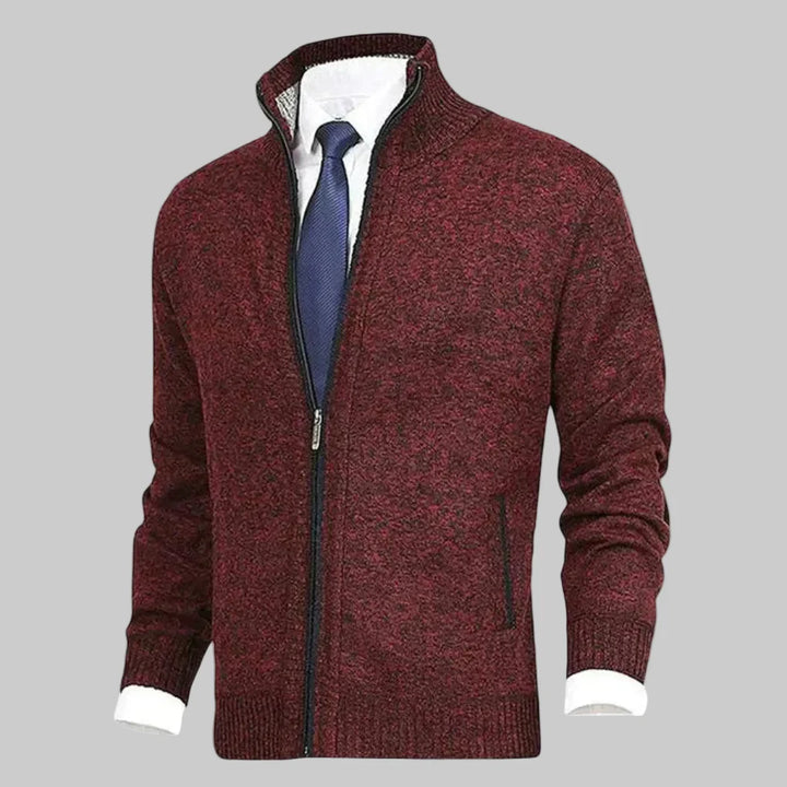 Zip-Up Cardigan for Men
