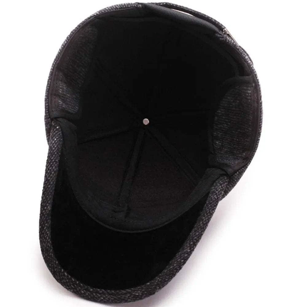 Classic Winter Hat | Nostalgic Wool Snap Cap