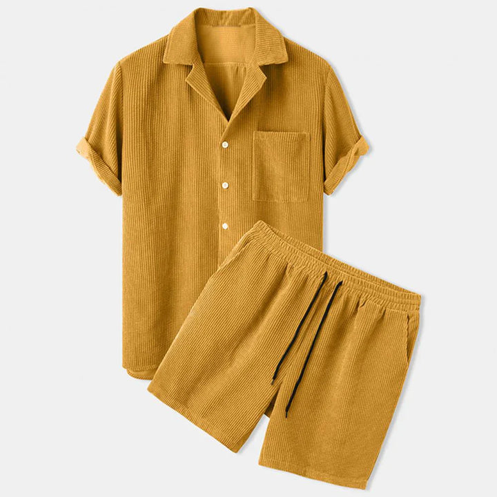 Breeze Set – Corduroy Shorts Set for Men