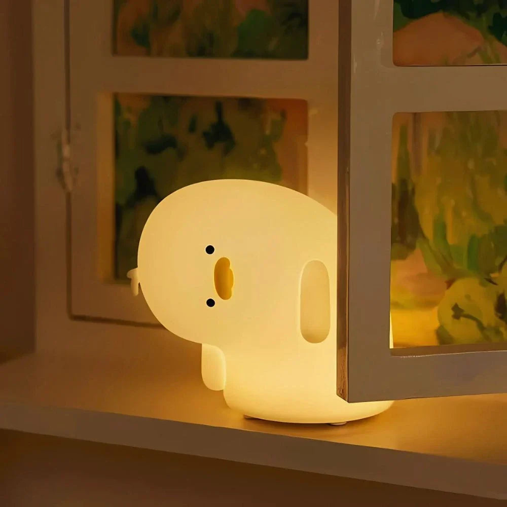 Adorable LED Night Lamp Adjustable Brightness with Sleep Timer