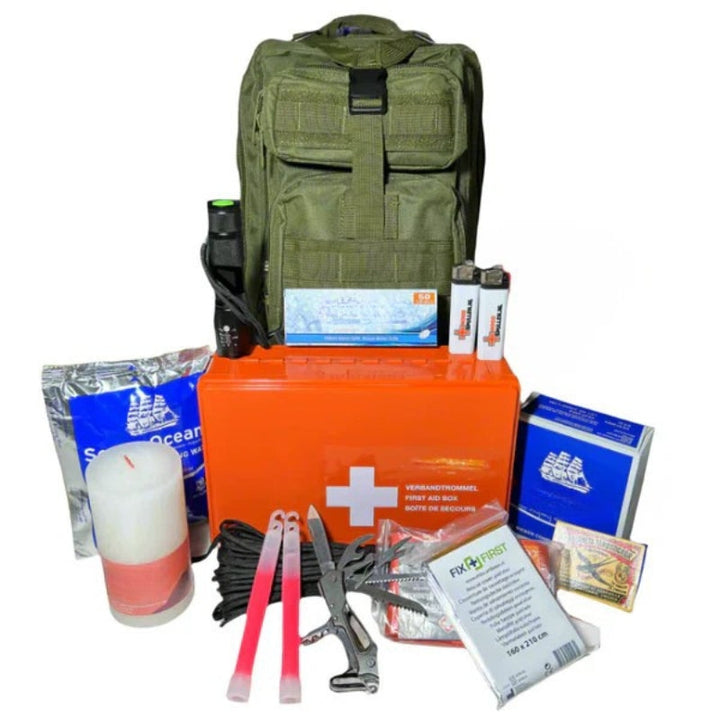 Complete Emergency Kit in Tactical Backpack (20L) - KrisenKit