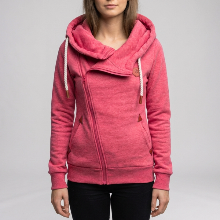 Asymmetrical Zip Jacket for Women
