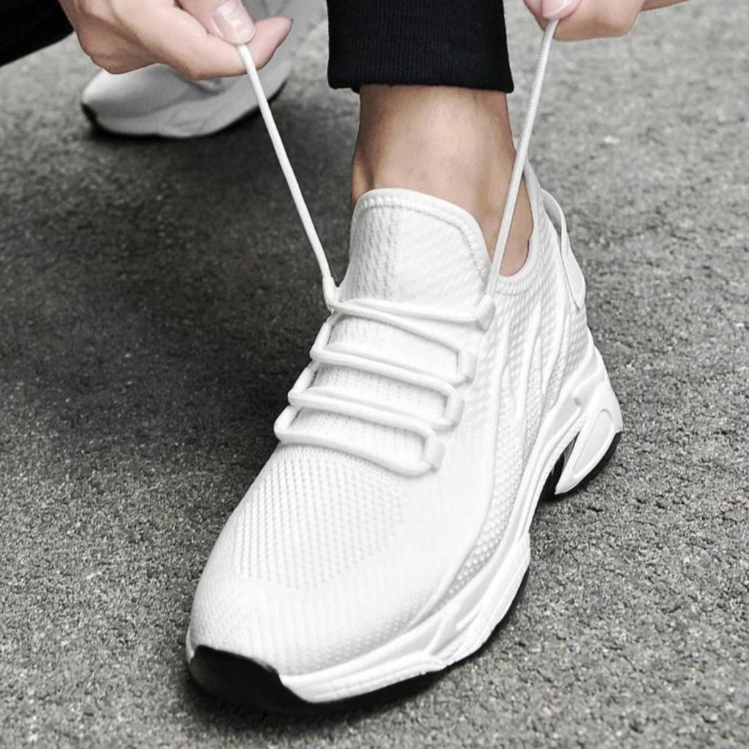 Stylish Men's Sneakers with Discreet Height Boost – MaxLift Boost