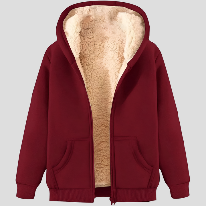 Warmth Fleece-Lined Winter Hoodie Jacket for Men