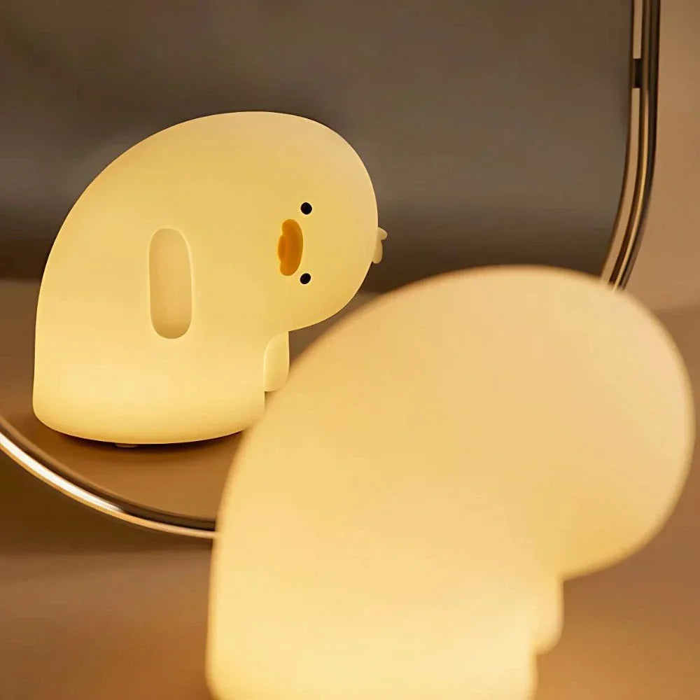 Adorable LED Night Lamp Adjustable Brightness with Sleep Timer