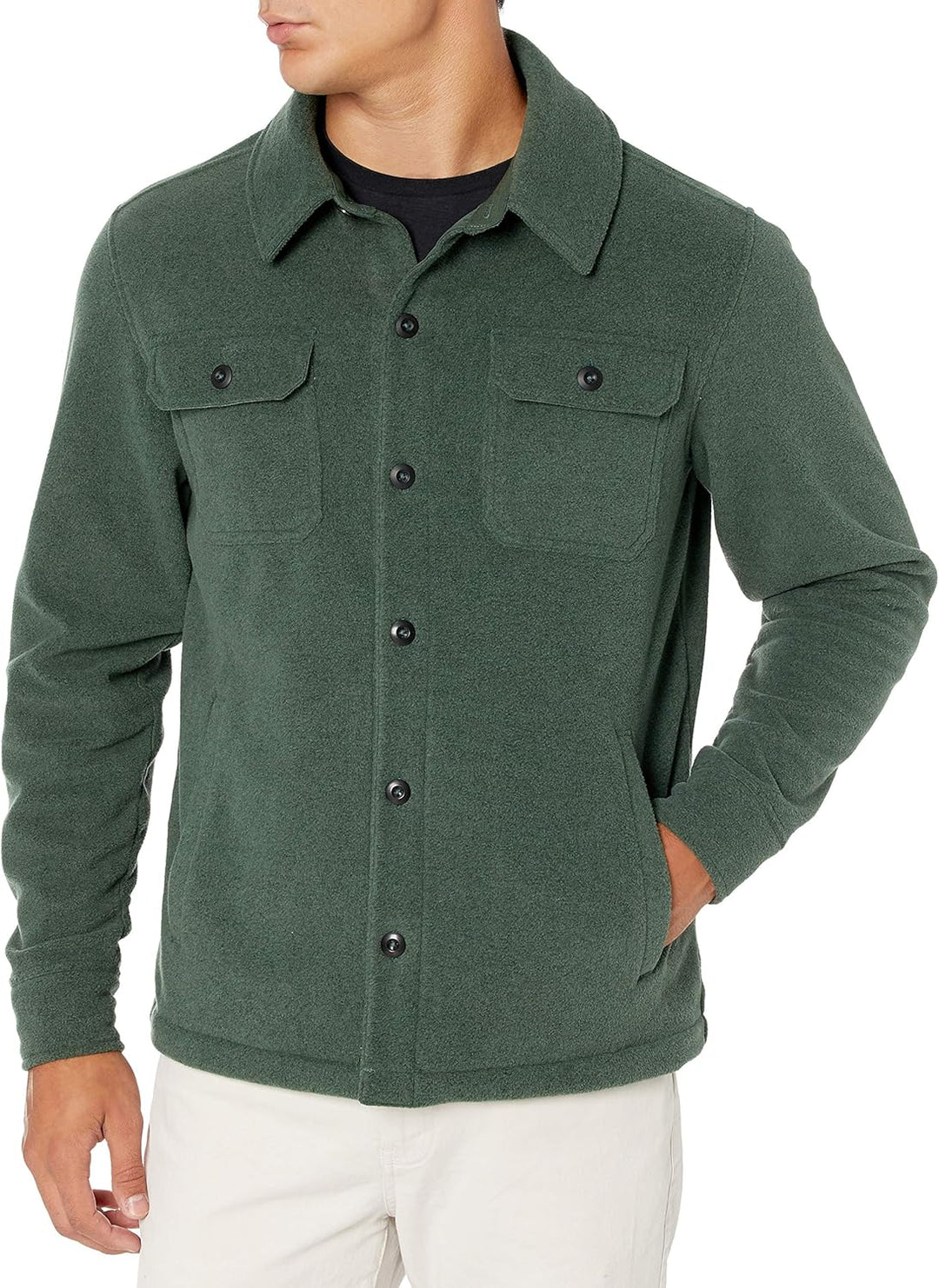 Men's Fleece Overshirt for Spring 2026 – Max