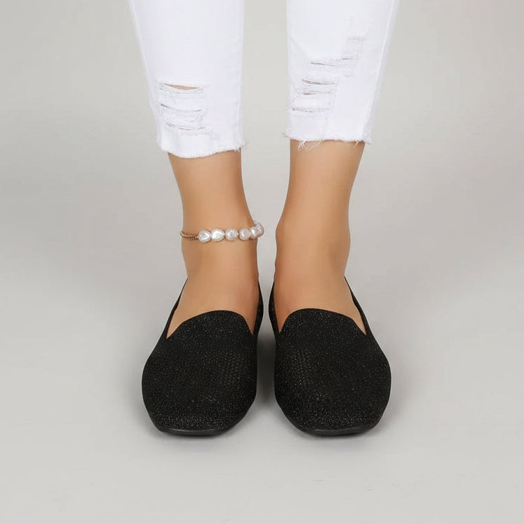 Women's orthopaedic slip-on sneakers with soft footbed, breathable mesh