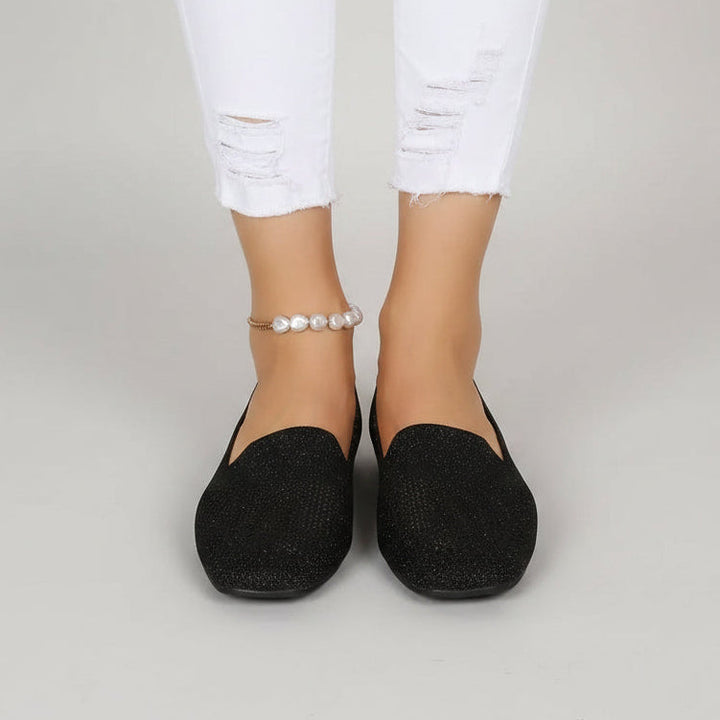 Women's orthopaedic slip-on sneakers with soft footbed, breathable mesh
